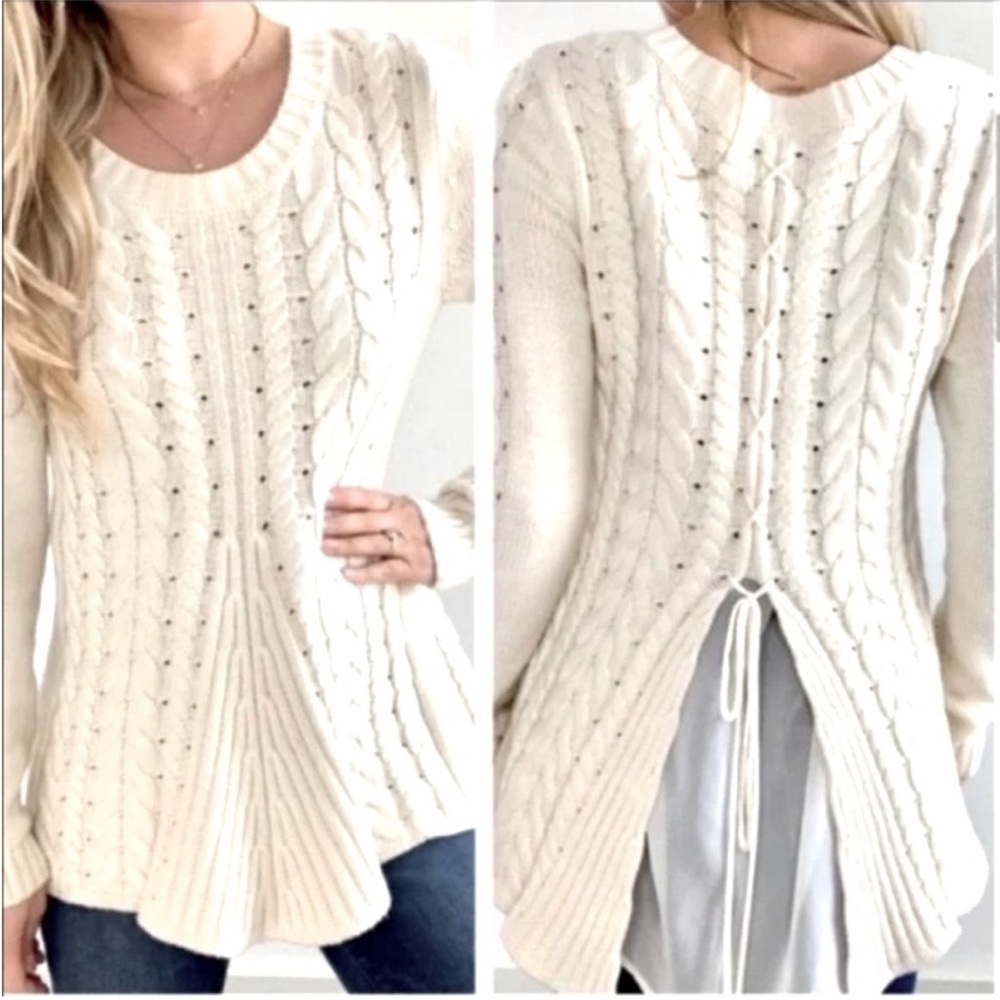 Cream Cabi Sweater